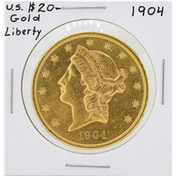 1904 $20 Liberty Head Double Eagle Gold Coin