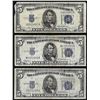 Image 1 : Lot of (3) 1934 $5 Silver Certificate Notes