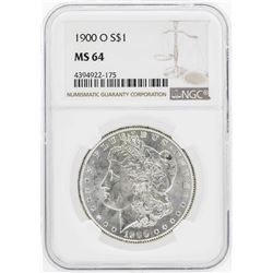 1900-O $1 Morgan Silver Dollar Coin NGC MS64