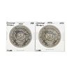 Image 1 : Set of (2) 1974 Dominican Republic Silver Coins