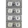Image 1 : Lot of (4) 1935 $1 Silver Certificate STAR Notes