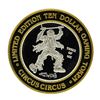 Image 1 : .999 Silver Circus Circus Hotel & Casino Reno, NV $10 Limited Edition Gaming Tok