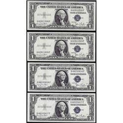 Lot of (5) 1935D $1 Silver Certificate Notes Wide Uncirculated