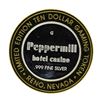Image 1 : .999 Silver Peppermill Hotel Casino Reno, NV $10 Casino Limited Edition Gaming T