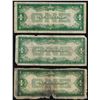 Image 2 : Lot of (3) 1928 $1 Funnyback Silver Certificate Notes