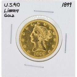 1899 $10 Liberty Head Eagle Gold Coin
