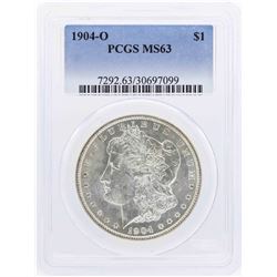1904-O $1 Morgan Silver Dollar Coin PCGS MS63
