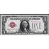 Image 1 : 1928 $1 Legal Tender Red Seal Funnyback Note