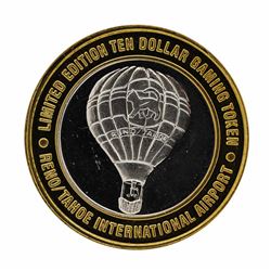 .999 Silver Reno Tahoe International Airport $10 Casino Limited Edition Gaming T