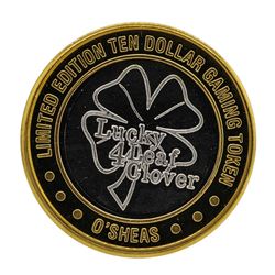 .999 Silver O'Sheas Casino Las Vegas, Nevada $10 Limited Edition Gaming Token