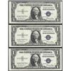 Image 1 : Lot of (3) 1935E Consecutive $1 Silver Certificate Notes Uncirculated