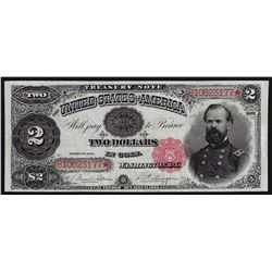 1891 $2 Treasury Note