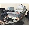 Image 1 : 1993 TRAIL KING 16'X6' FLATDECK TRAILER, WHITE, VIN#1TKU01627PM023108, NO ICBC DECLARATIONS