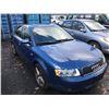 Image 2 : 2003 AUDI A4 R, 4DR SEDAN, BLUE, VIN # WAUJC68E43A336275