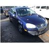 Image 2 : 2006 VOLKSWAGEN JETTA TDI, BLUE, 4 DOOR SEDAN, 1.9L, DIESEL, AUTOMATIC, VIN#3VWDT71K46M694955,