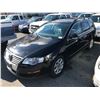 Image 1 : 2007 VOLKSWAGEN PASSAT, BLACK, GAS, AUTOMATIC, VIN#WVWTK93CX7E085766, 179,530KMS,