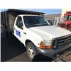 Image 2 : 1999 FOR F350, 2 DOOR PICK UP, SUPERDUTY XLT, 5.4L V8, GAS, AUTOMATIC, VIN#1FDWF36L0XEC07637,