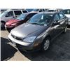 Image 1 : 2007 FORD FOCUS SE, GREY, 4 DOOR SEDAN, GAS, AUTOMATIC, 2.0L, VIN#1FAFP34N67W257920, 23,505KMS, NO
