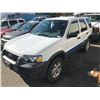 Image 1 : 2005 FORD ESCAPE XLT, WHITE, 4 DOOR SUV, 3.0L, GAS, AUTOMATIC, VIN#1FMYU93125KB91928, 119,496KMS,