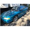 Image 1 : 1995 FORD MUSTANG SRS, BLUE, 2 DOOR COUPE, VIN #1FALP4044SF246316, 209,744KMS, GAS, MANUAL, 3.8L