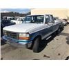 Image 1 : 1993 FORD F250, WHITE, GAS, AUTOMATIC, VIN#1FTHX25H6PKB41579, 141,514KMS, RD,TH,TW, 2 ICBC REPAIRED
