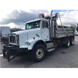 2004 FREIGHTLINER DUMP TRUCK, WHITE, DIESEL, VIN#1FVHAEAS74DN08305,