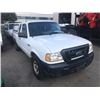 Image 2 : 2009 FORD RANGER, WHITE, 2 DOOR PICKUP, 4.0L, GAS, AUTOMATIC, VIN#1FTZR44E69PA47693, 117,659KMS,