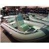 Image 1 : DARK GREY 14 FOOT BAKERVIEW ALU-420DL 8 PERSON 40 HP MAX MOTOR WHITE DOUBLE ALUMINUM HULL