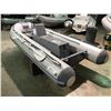Image 2 : DARK GREY 12 FOOT BAKERVIEW ALU-360DL 5 PERSON 30 HP MAX MOTOR GREY DOUBLE ALUMINUM HULL INFLATABLE
