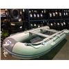 Image 1 : DARK GREY 10.5 FOOT BAKERVIEW ALU-330L 5 PERSON 20 HP MAX MOTOR GREY DOUBLE ALUMINUM HULL