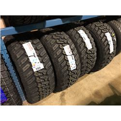 SET OF 4 ANTARES TIRES DEEP DIGGER MUD & SNOW TRUCK TIRES - 37 X 13.50 R22LT 10 PR 123Q