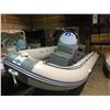 Image 1 : DARK GREY 16.5 FOOT BAKERVIEW ALU-500DL 10 PERSON 60 HP MAX MOTOR GREY DOUBLE ALUMINUM HULL