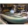 Image 2 : DARK GREY 16.5 FOOT BAKERVIEW ALU-500DL 10 PERSON 60 HP MAX MOTOR GREY DOUBLE ALUMINUM HULL