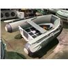 Image 2 : GREY 8 FOOT BAKERVIEW ALU-240L 3 PERSON 6 HP MAX MOTOR WITH WHITE DOUBLE ALUMINUM HULL