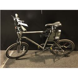 GREY MENS YUNBIKE C SERIES ELECTRIC ASSIST ROAD BIKE WITH CHARGER, KEY & BATTERY (IN BOX)