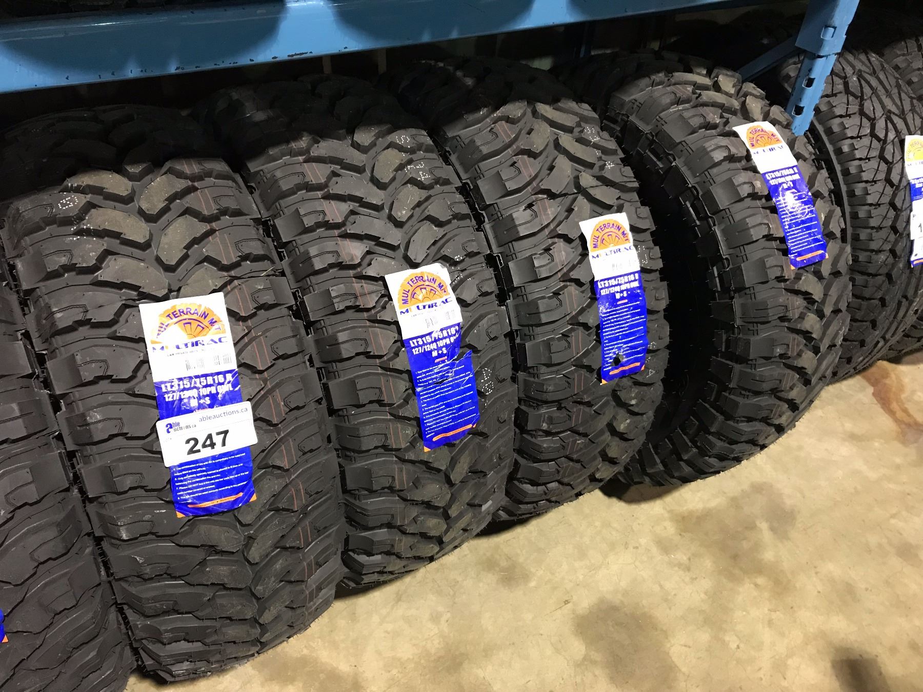 SET OF 4 MULTIRAC MUL TERRAIN M/T MUD & SNOW TRUCK TIRES - LT315/75R16 ...