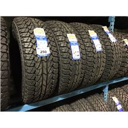 SET OF 4 MULTIRAC MUL TERRAIN M/T MUD & SNOW TRUCK TIRES - 35 X 12.50 R17 LT 121S 10PR OWL M+S