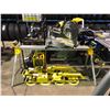 Image 1 : DEWALT DW708 12 INCH SLIDING COMPOUND MITRE SAW ON FOLDING STAND