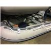 Image 1 : DARK GREY GAUSS 9 FOOT GD-270 5 PERSON 15 HP MAX MOTOR INFLATABLE ROLL-UP BOAT