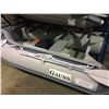Image 2 : DARK GREY GAUSS 9 FOOT GD-270 5 PERSON 15 HP MAX MOTOR INFLATABLE ROLL-UP BOAT