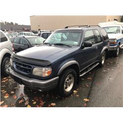 1999 FORD EXPLORER, BLUE, 2 DOOR SUV, GAS, AUTOMATIC, VIN#1FMYU24E5XUC56447, 351,615KMS,