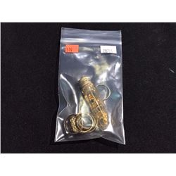 BAG OF MISC GOLD JEWELRY