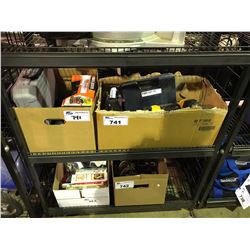 SHELF LOT OF ASSORTED TOOLS