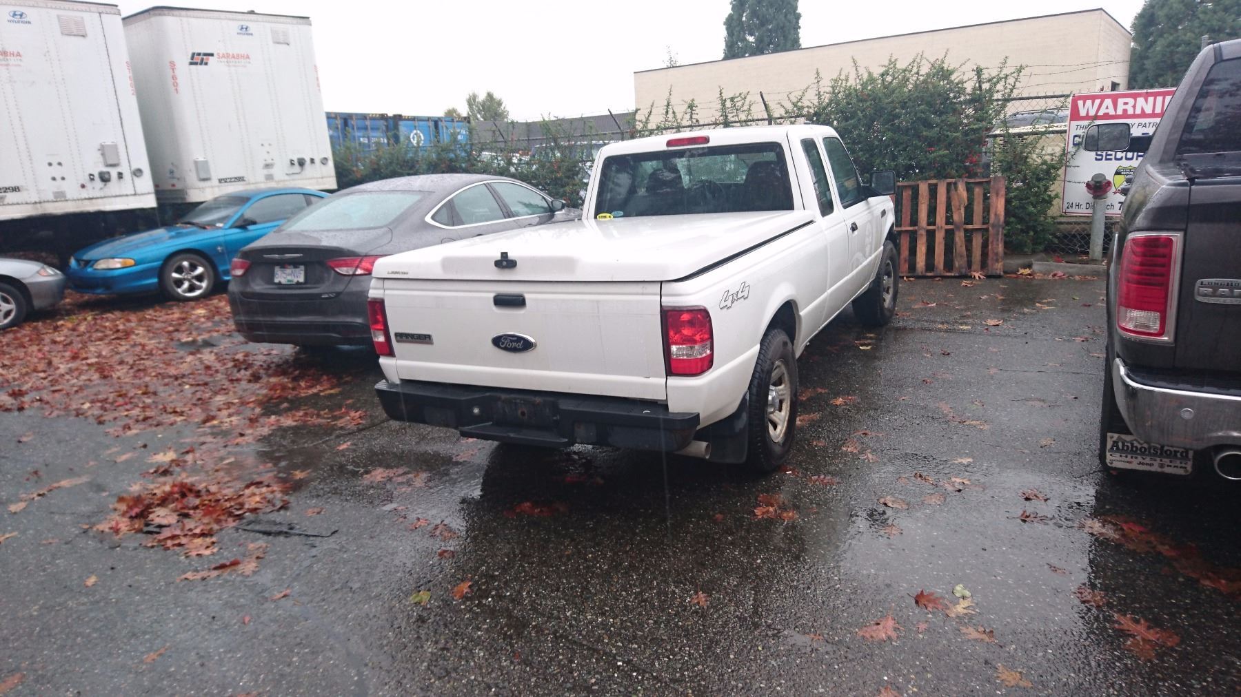 2008 FORD RANGER, WHITE, 2 DOOR PICKUP, GAS, AUTOMATIC, VIN ...