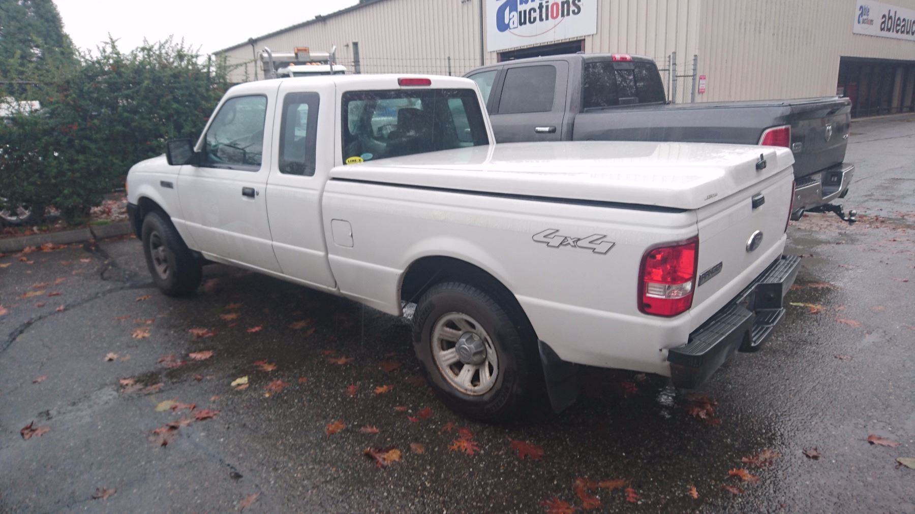 2008 FORD RANGER, WHITE, 2 DOOR PICKUP, GAS, AUTOMATIC, VIN ...
