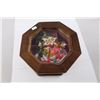 Image 2 : WOODEN AND GLASS JEWELLERY BOX FILLED WITH ESTATE JEWELLERY