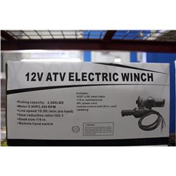 12VOLT ELECTRIC ATV WINCH