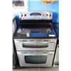 Image 2 : MAYTAG GLASSTOP STAINLESS STEEL STOVE WITH DOUBLE DOOR OVEN