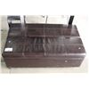 Image 2 : LEATHER OTTOMAN - HIDE A BED