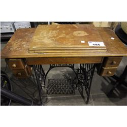 TREADLE BASE SEWING MACHINE